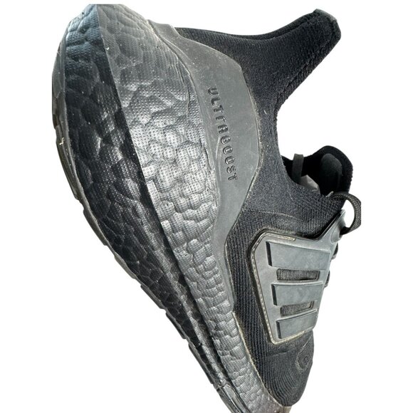 Adidas Ultraboost 22 Triple Black Men's Size 8 GZ0127 Running Shoes Boost Sole - Picture 10 of 13